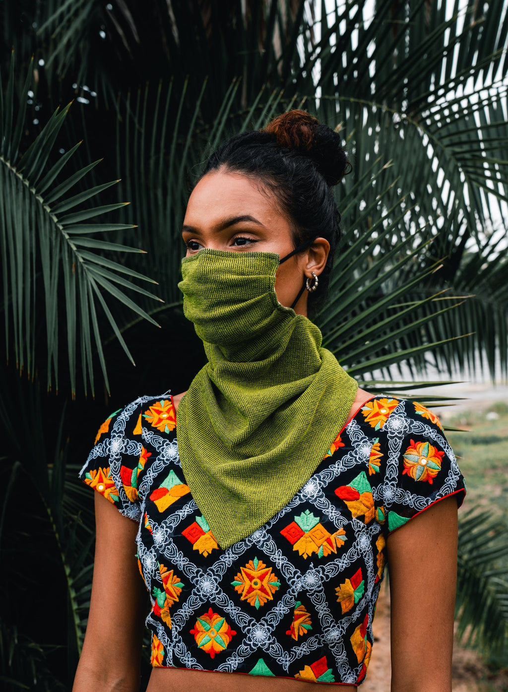 Anti Drop Unisex Knit Face Mask “ Maskscarf”
