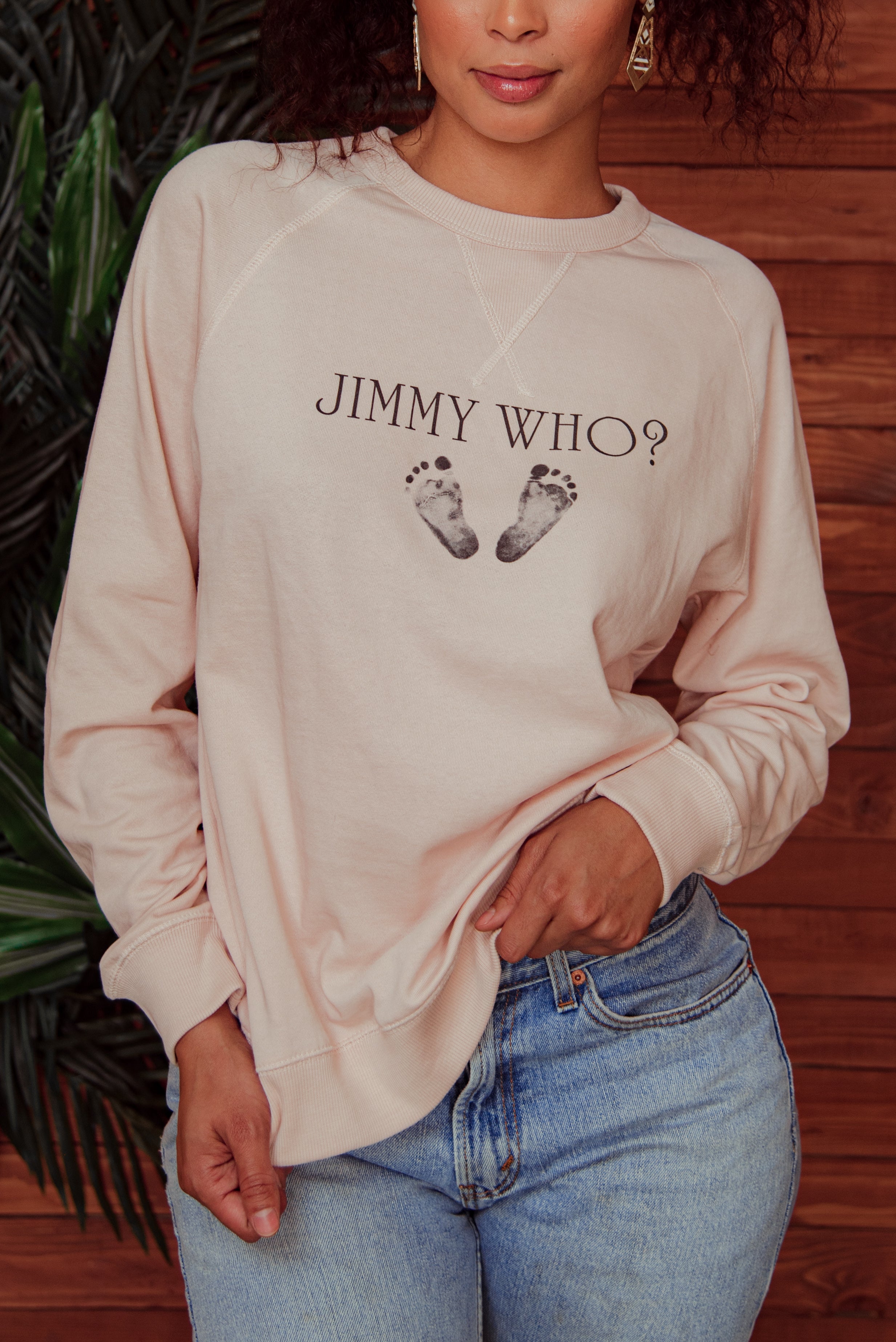 Jimmy Who? Organic Cotton Crew Neck Sweatshirt - Unisex