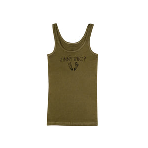 Olive green tank top