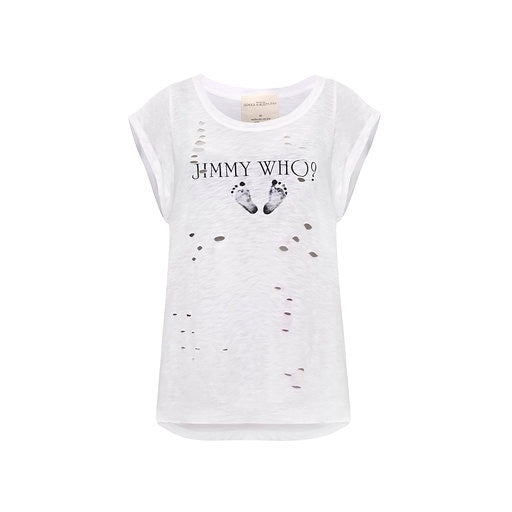 The Jimmy Who? Distressed Cotton Tee